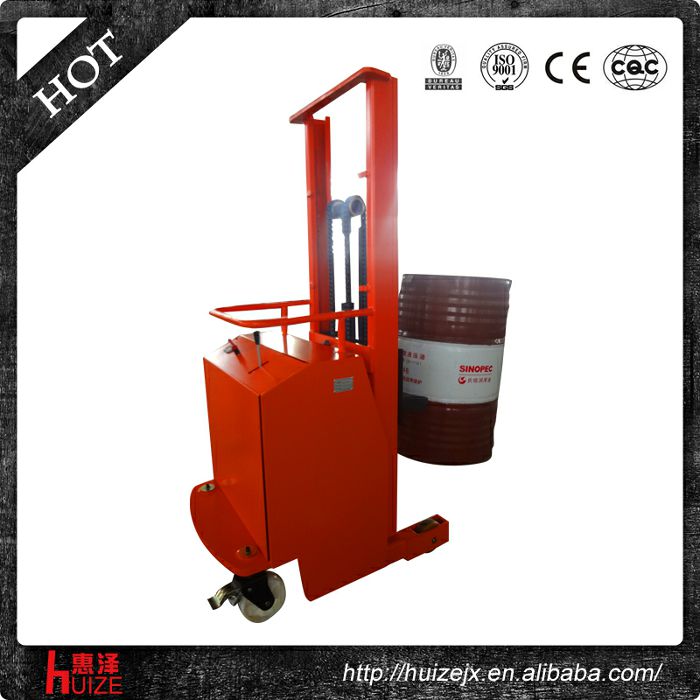2半電動配重油桶車（無底腿，只堆垛，不翻轉(zhuǎn)）