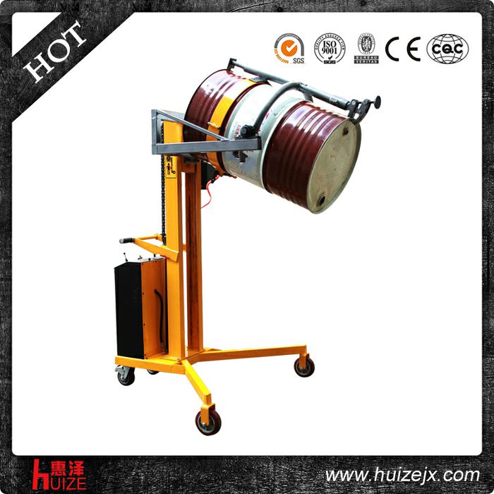 半電動(dòng)油桶車（直角腿，夾鐵桶翻轉(zhuǎn)）