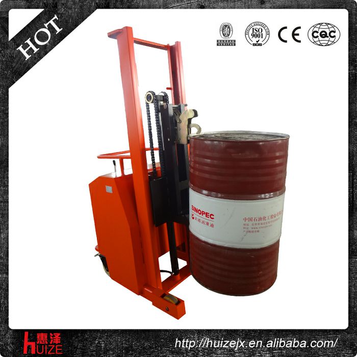 半電動(dòng)配重油桶車（無(wú)底腿,只堆垛，不翻轉(zhuǎn)）